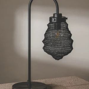 Rookery Bedside Lamp in Black Starling