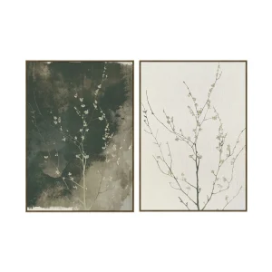 Sakura Whisper Wall Art Set of 2 in Natural