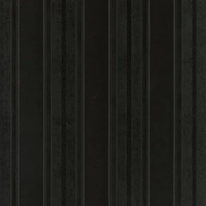 Classic Stripe Silk Wallpaper Black