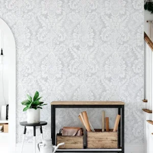 Valentine Grey Damask