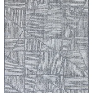 Tangram Outdoor Rug in Smoke