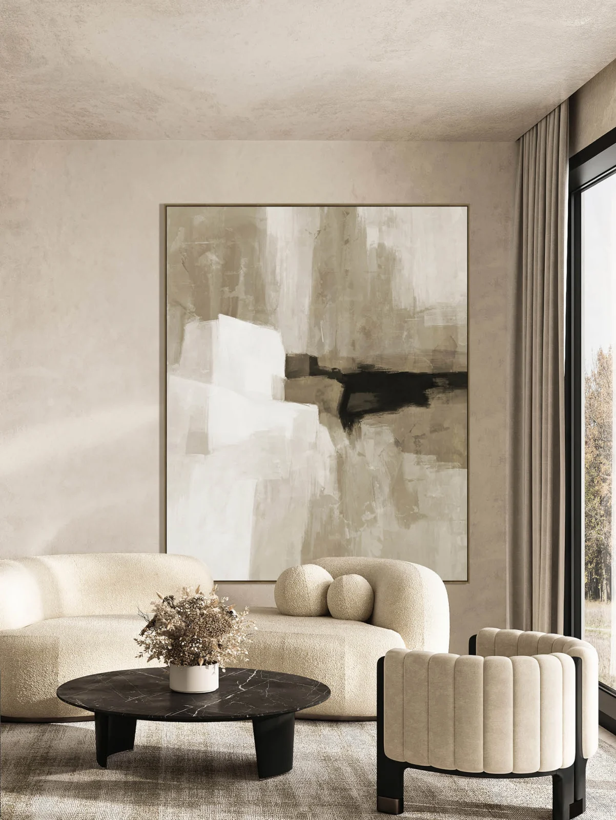 Toned in Brown Wall Art in Amarula - Image 2