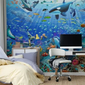 Underwater Scene Mural
