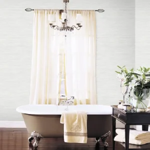 Grasscloth Wallpaper Light Grey
