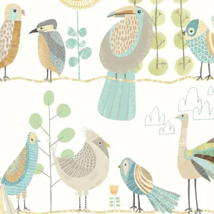 Feather Fandango Popcorn Wallpaper