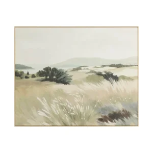 Whispering Wind Wall Art in Country Green